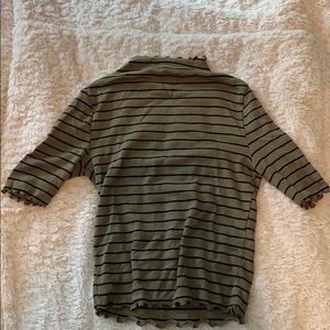 Cropped top with stripes
